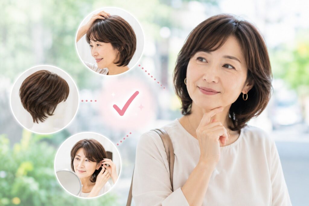 50代女性 どれを選ぶか迷っている